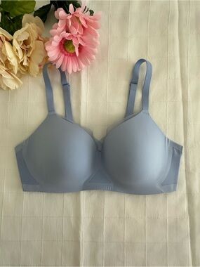 Honeylove NWOT 34C Periwinkle Smooth Molded T-Shirt Bra